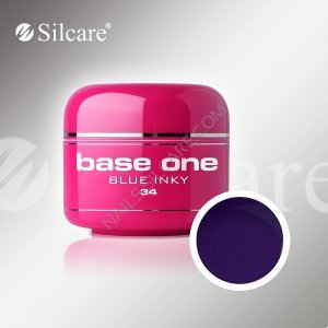 SILCARE BASE ONE GEL UV COLOR 34 BLUE INKY