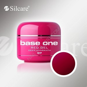 SILCARE BASE ONE GEL UV COLOR 07 RED DEEP AMARANTO