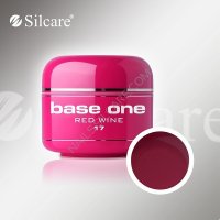 SILCARE BASE ONE GEL UV COLOR 17 RED WINE