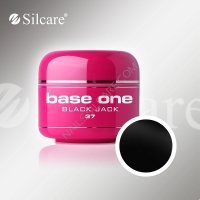 SILCARE BASE ONE GEL UV COLOR 37 BLACK JACK