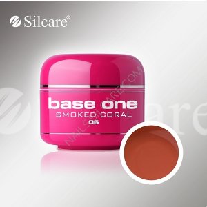 SILCARE BASE ONE GEL UV COLOR 06 SMOKED CORAL