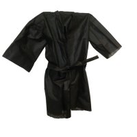 KIMONO ESTETICA PARRUCCHIERE IN TNT NERO 10 PZ