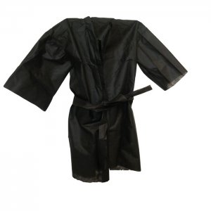 KIMONO ESTETICA PARRUCCHIERE IN TNT NERO 10 PZ